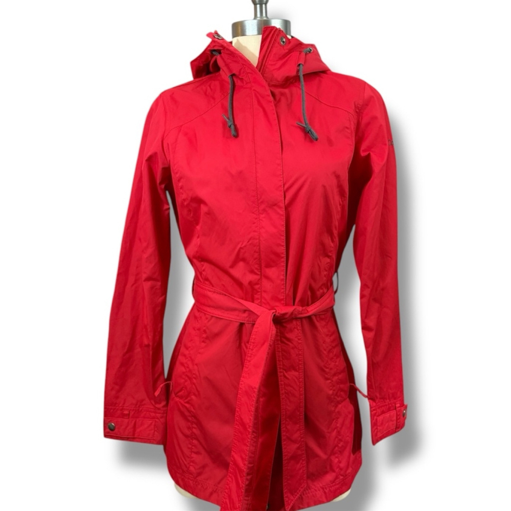 Columbia Red Trench Coat